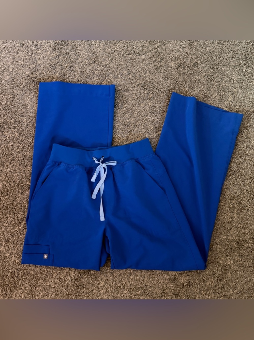 Figs Isabel wide leg scrub pants size medium